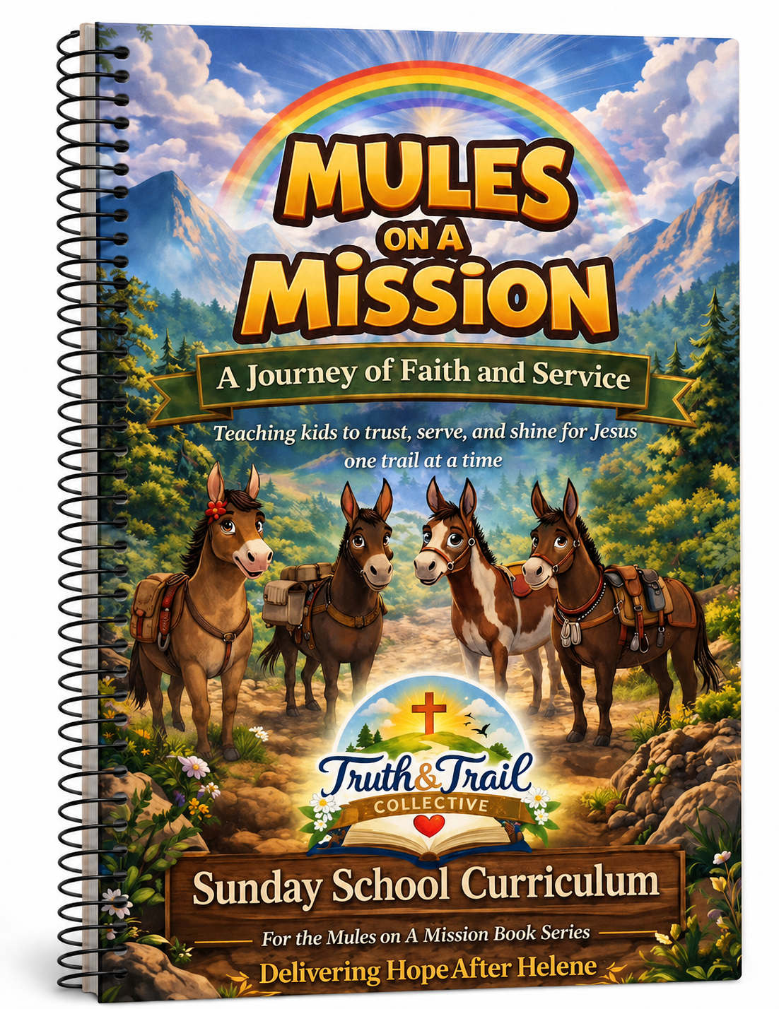 Mules on A Mission: A Journey of Faith and Service *Teacher Manual* Spiral Bound Book