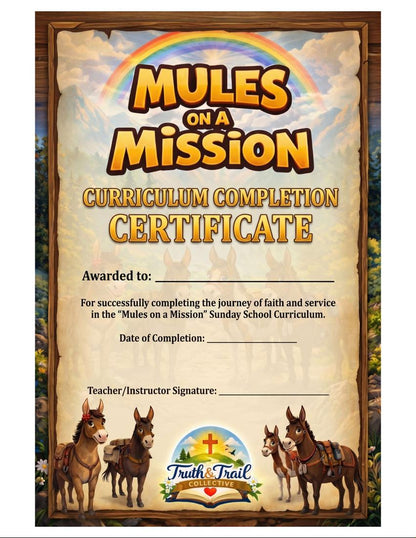 Mules on A Mission: A Journey of Faith and Service * Curriculum Leader Kit* Digital Download--Check out the special pricing for groups of all sizes!